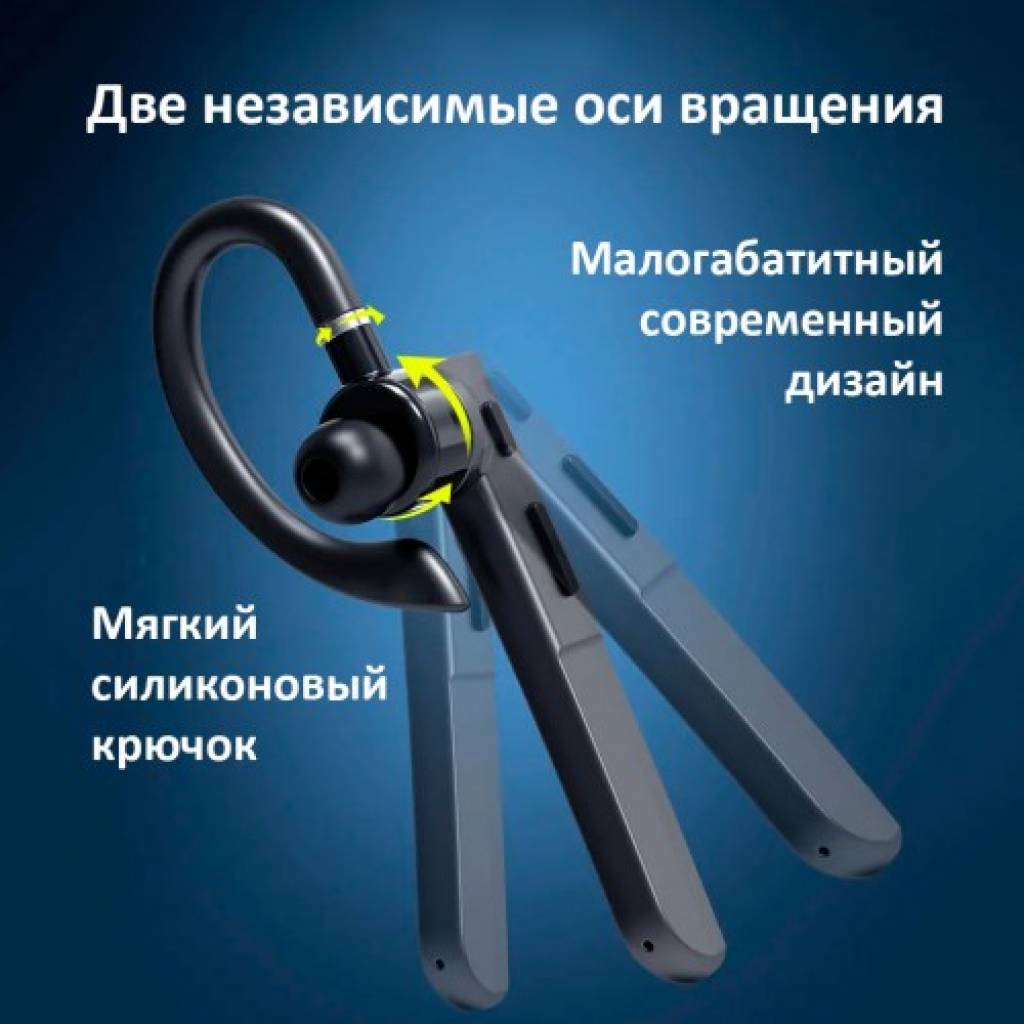 Беспроводная гарнитура BandRate Smart BRSX6BB черная - фото 2