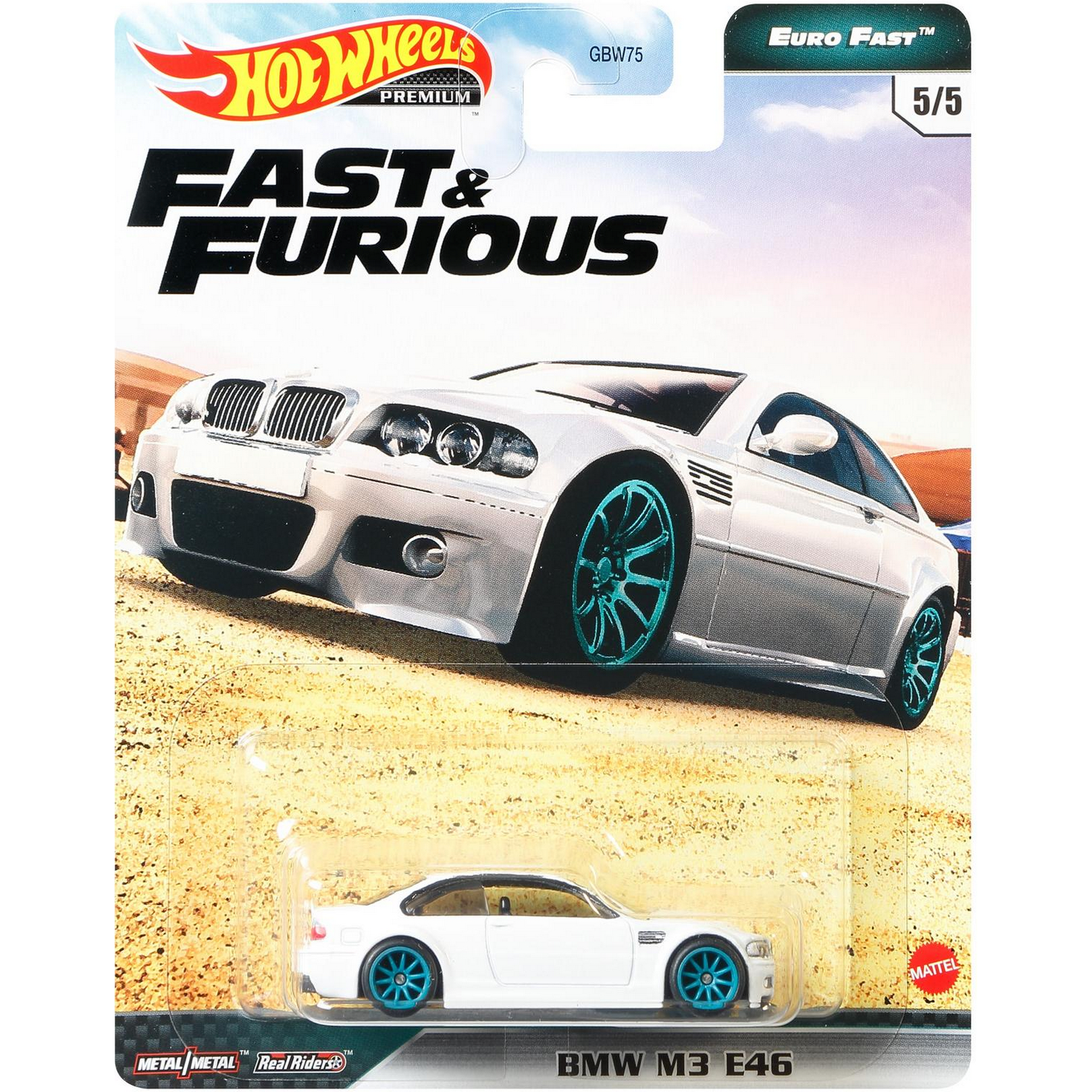 Автомобиль Hot Wheels BMW 1:64 GBW75 - фото 2