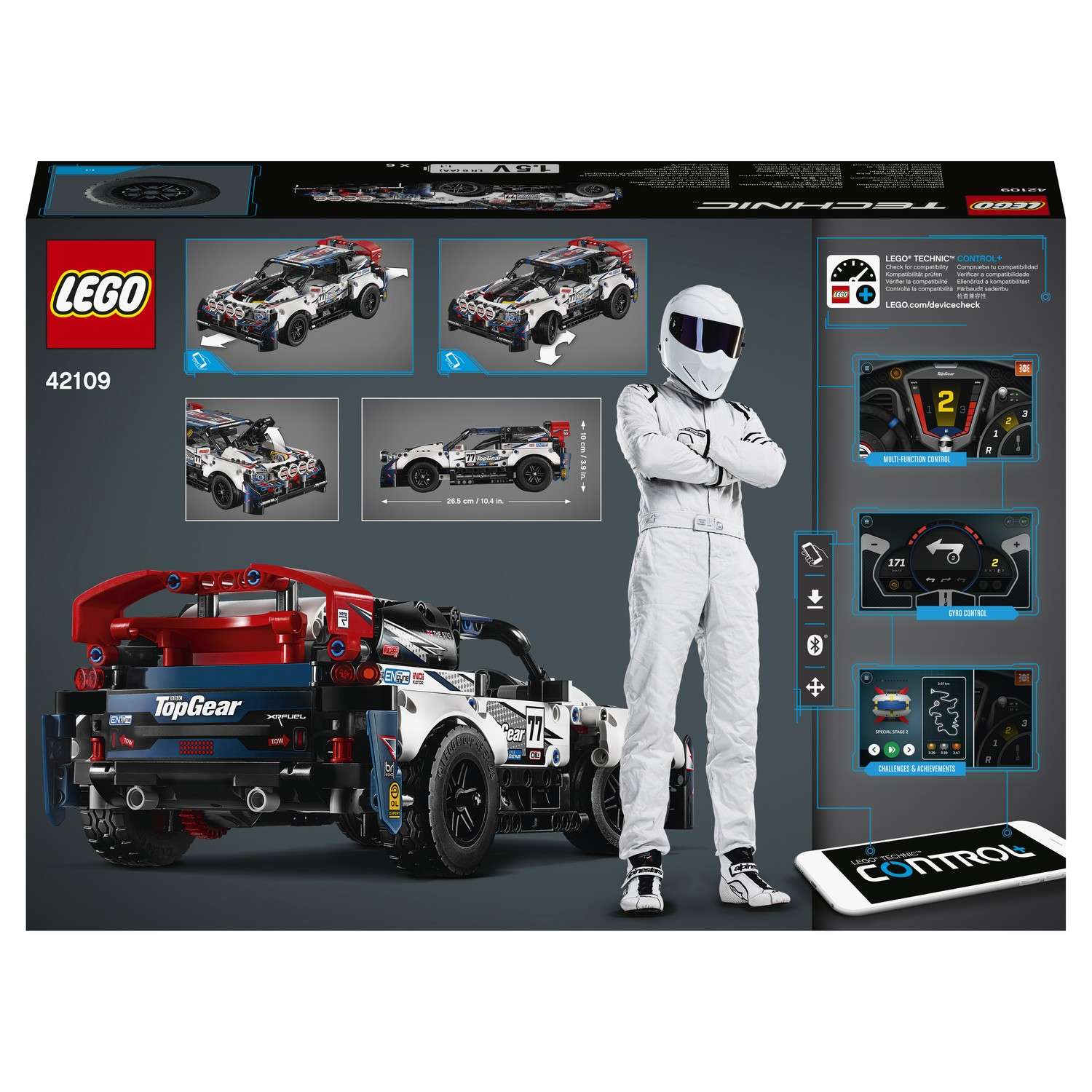 Конструктор LEGO Technic Гоночный автомобиль Top Gear 42109 - фото 3