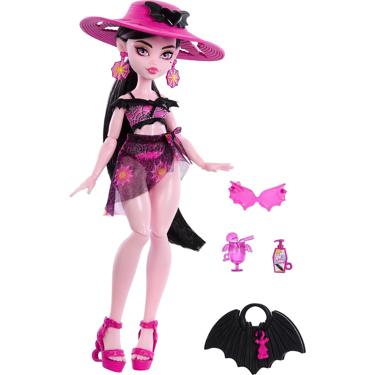 Кукла Monster High Spring Break Draculaura HRP66 HRP66 - фото 1