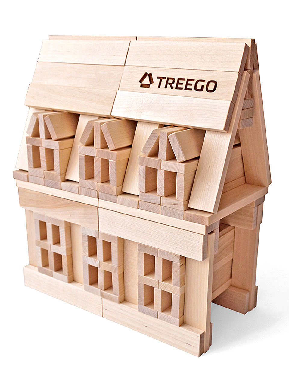 Деревянный конструктор-игра Treego 100 дощечек - фото 9