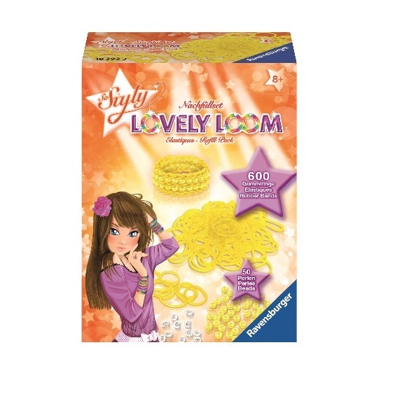 Набор резинок Ravensburger Lovely Loom, желтые - фото 1