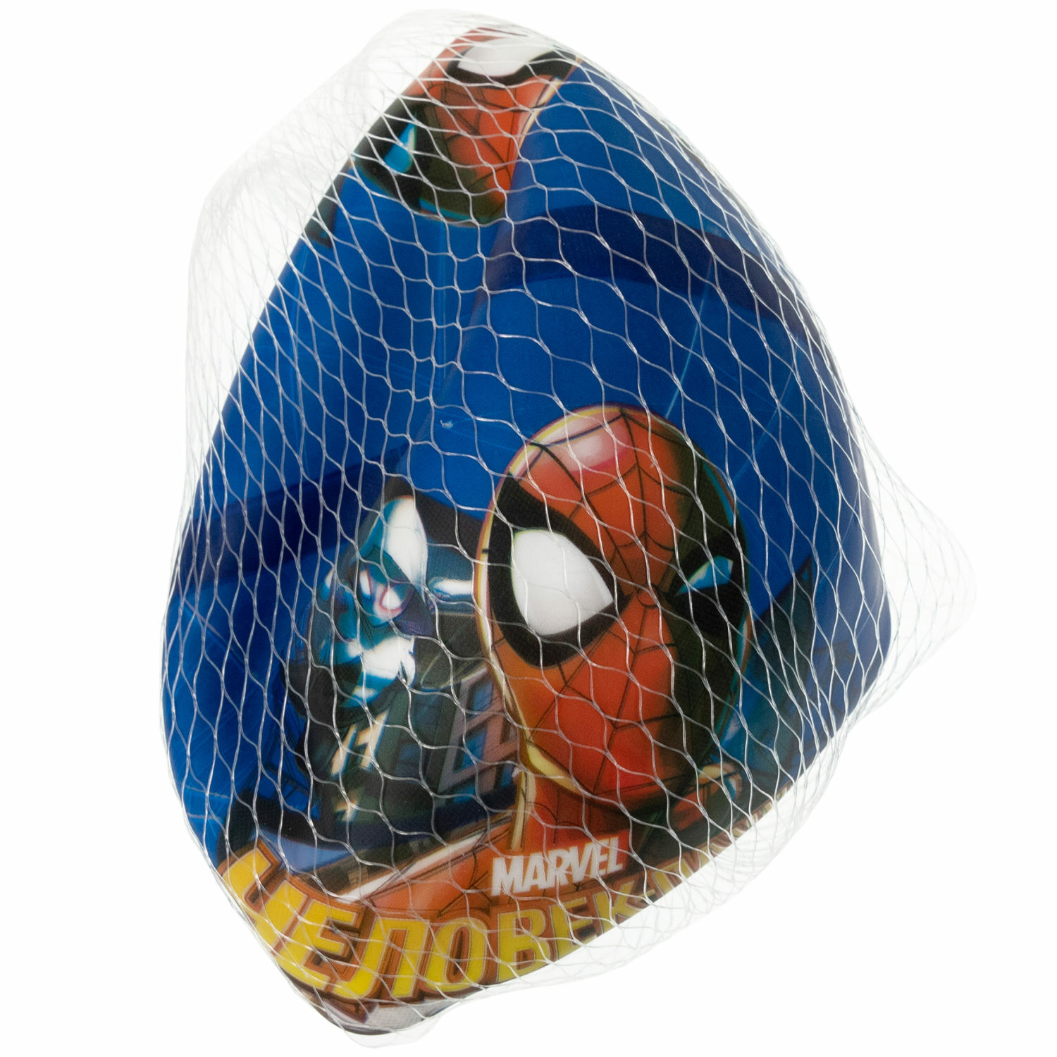 Мяч детский 23 см 1TOY Marvel Мстители Человек Паук резиновый надувной - фото 3