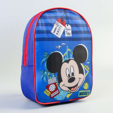 Рюкзак Disney Микки Маус на молнии синий