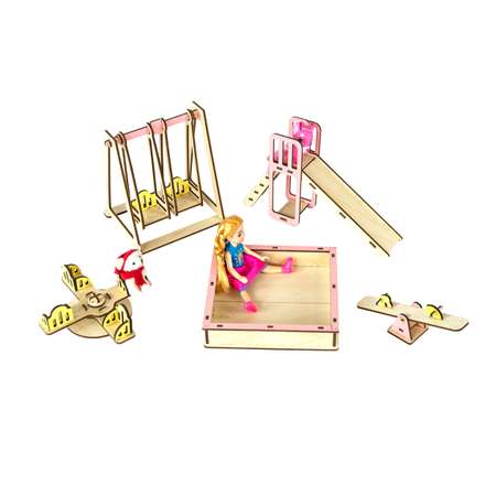 Мебель для кукол M-WOOD Детская игровая площадка