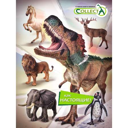 Игрушка Collecta Пернатый Тираннозавр Рекс с подвижной челюстью 1:40 фигурка динозавра