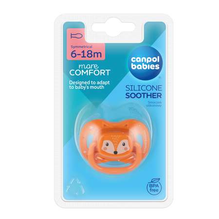 Пустышка Canpol Babies силикон от 6 мес. 1 шт.