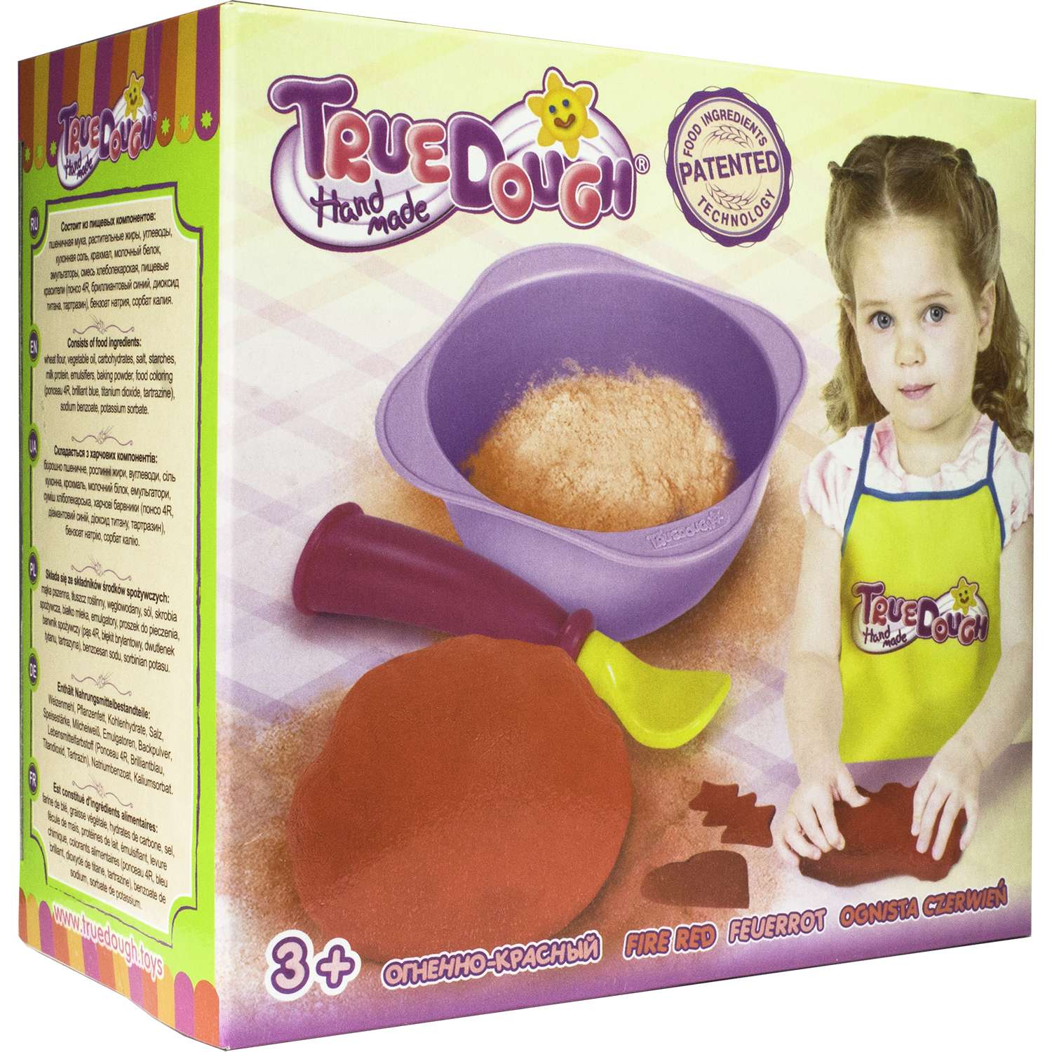 Тесто для лепки True Dough Огненно-красный - фото 4
