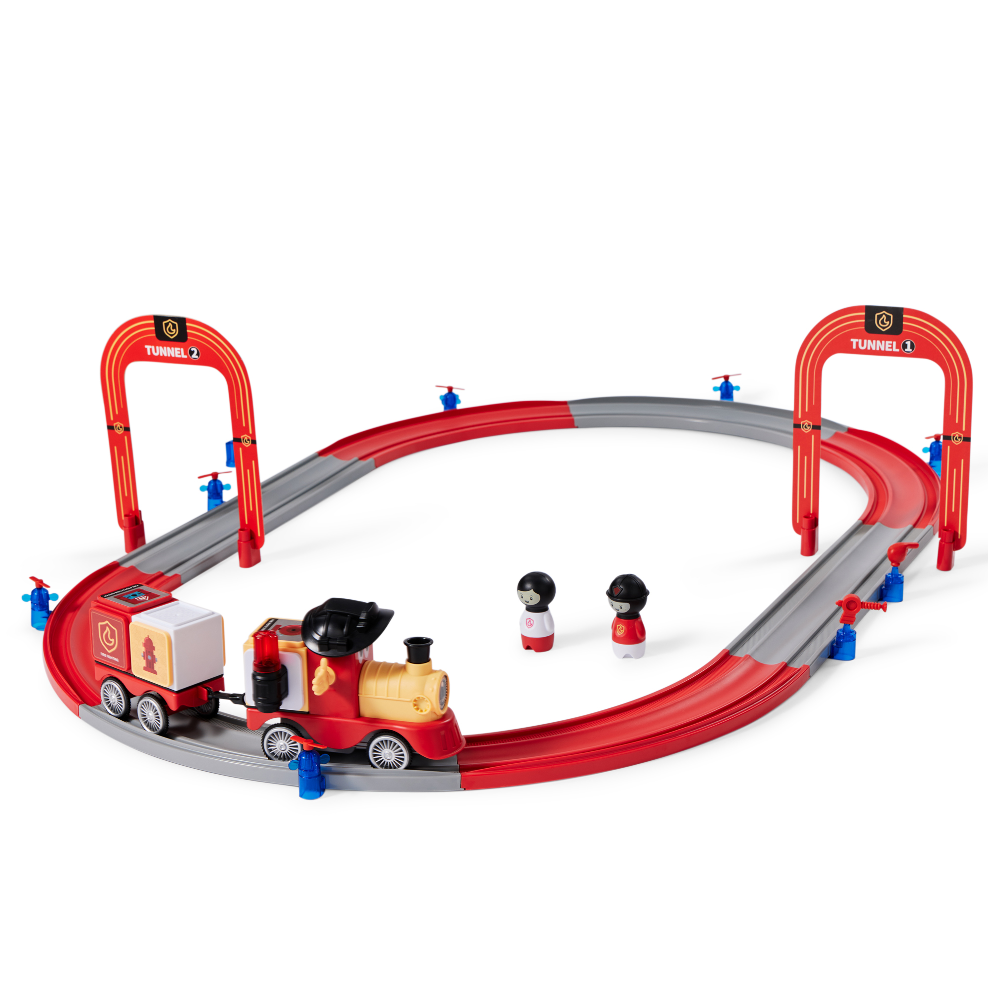 Игровой набор железная дорога Happy Baby FIRE TRAIN 331916_red - фото 17