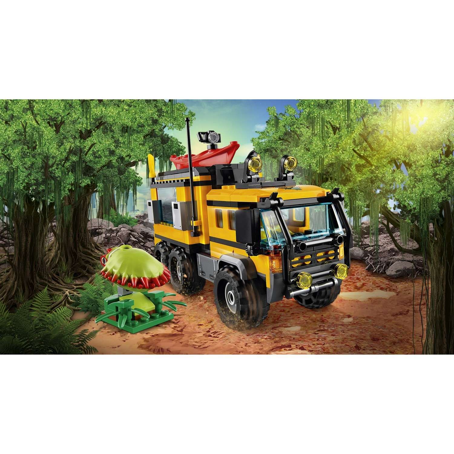 Конструктор LEGO City Jungle Explorers Передвижная лаборатория в джунглях (60160) - фото 6