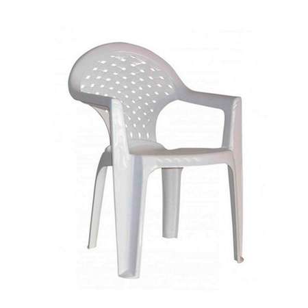 Стул со спинкой elfplast кресло садовое Ривьера белый 56х56х83.5 см