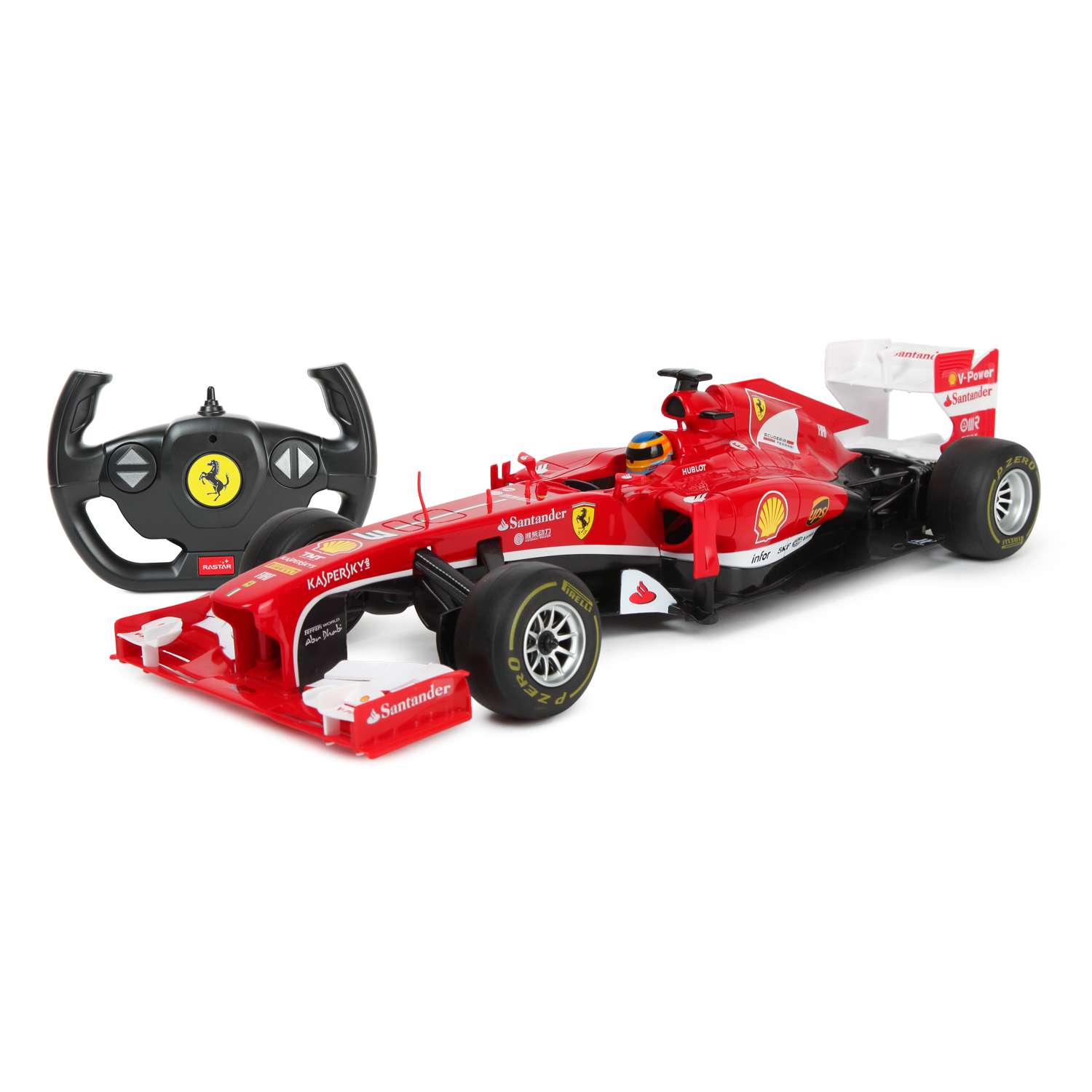 Машина Rastar РУ 1:12 Ferrari F1 Красная 57400 - фото 1