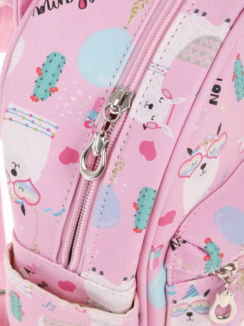 Рюкзак Наша Игрушка розовый для девочек - фото 5