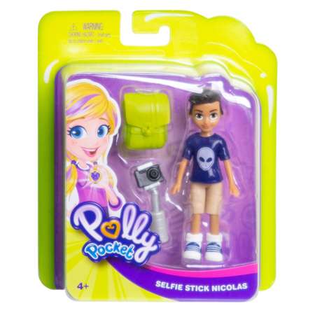 Кукла POLLY POCKET Николас c селфи палкой FTP72