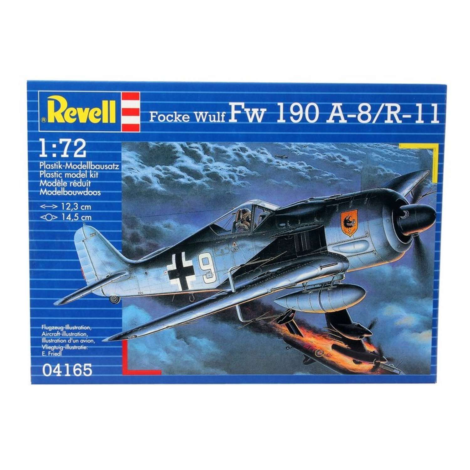 Самолет Revell Focke Wulf FW 190 А-8/R-11 1:72 4165 - фото 1