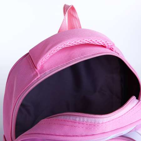 Рюкзак Sima-Land детский на молнии 3 наружных кармана цвет розовый