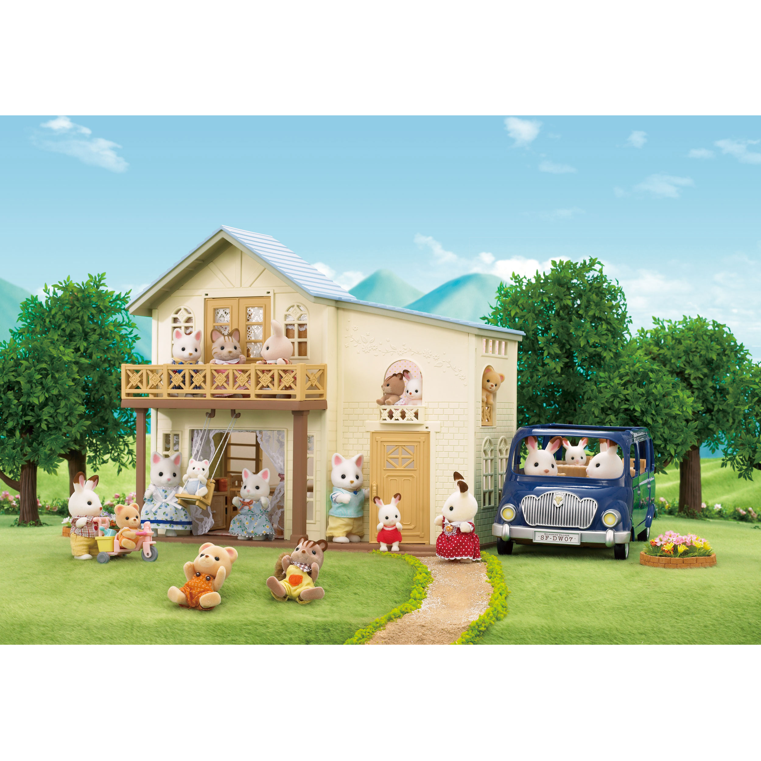 Набор Sylvanian Families Домик на холме 5343 купить по цене 5699 ₽ в  интернет-магазине Детский мир