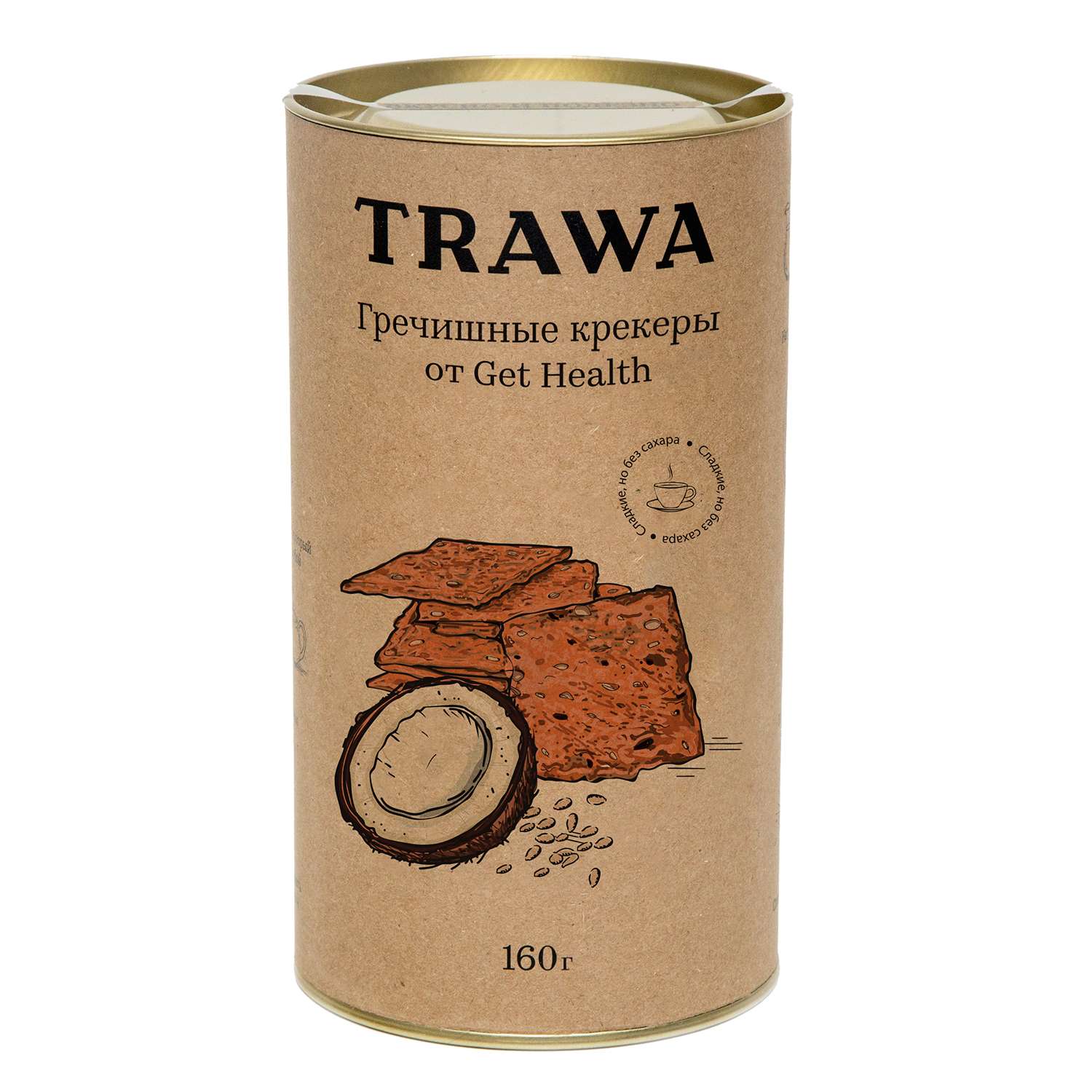 Крекеры TRAWA от Get Health гречишные 160г - фото 1