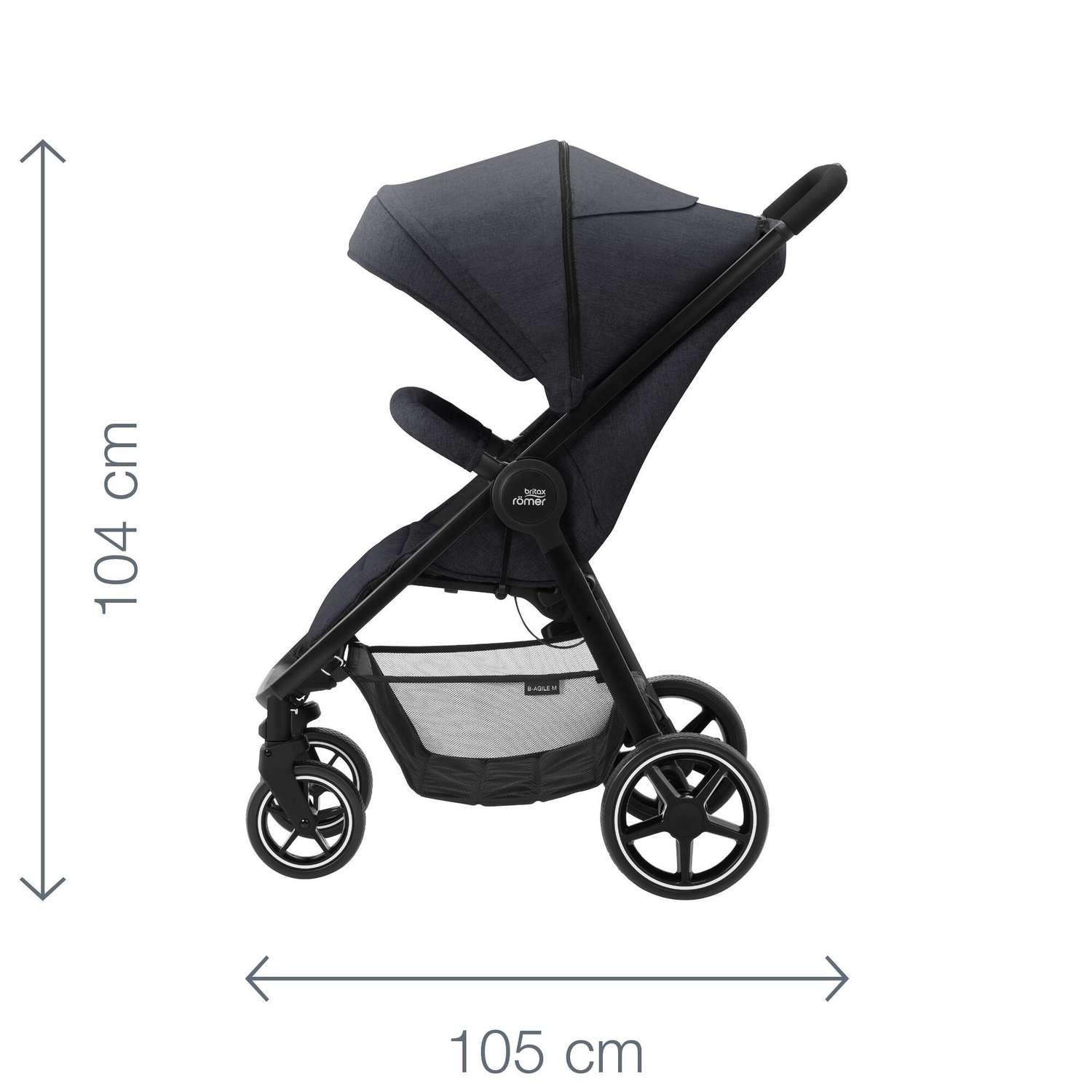 Коляска Britax Roemer B-Agile M Cherry Wine - фото 6