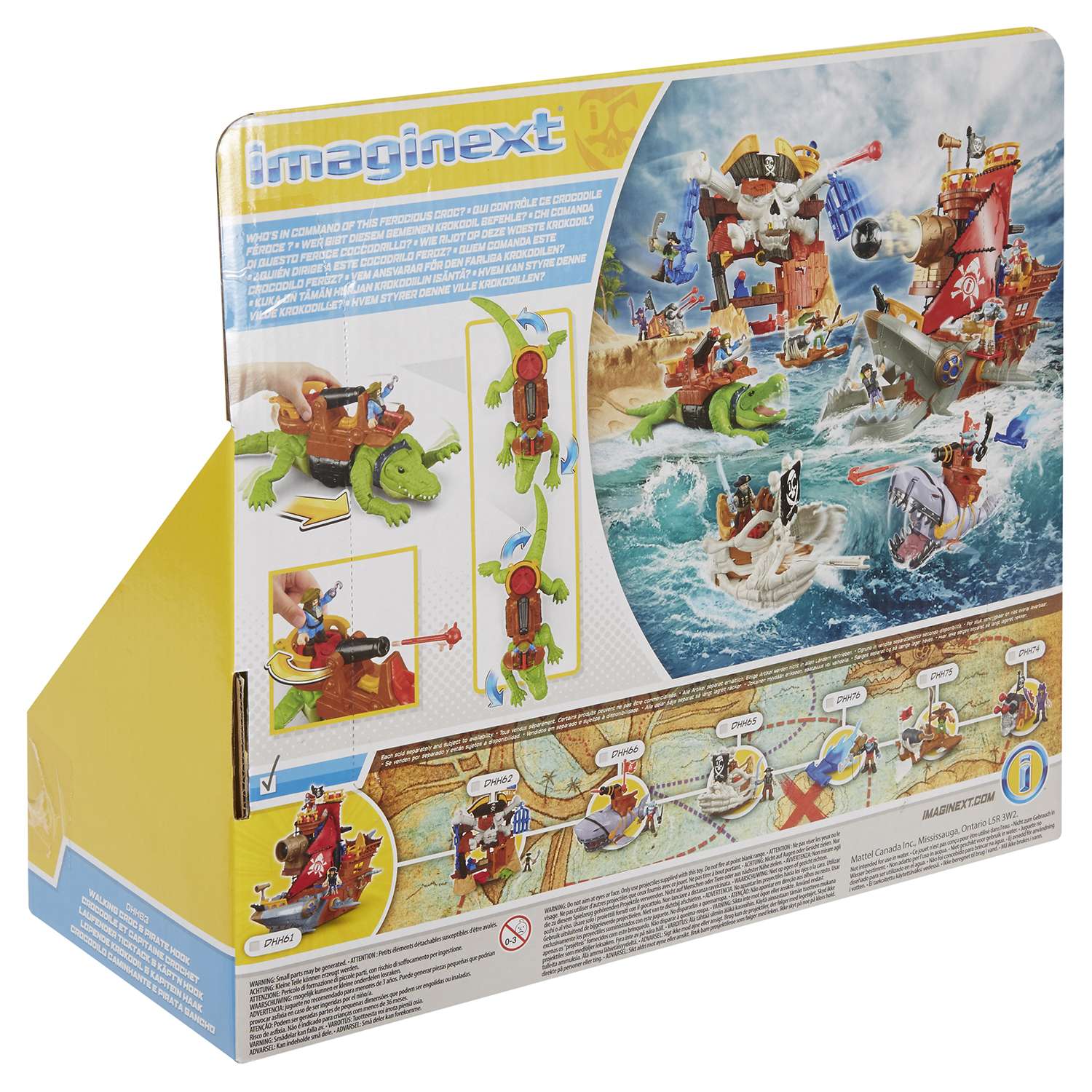 Набор игровой IMAGINEXT Капитан Крюк и крокодил - фото 3