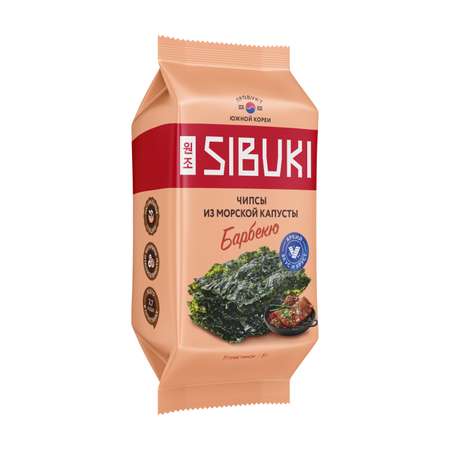 Чипсы Sibuki из морской капусты-барбекю 5г