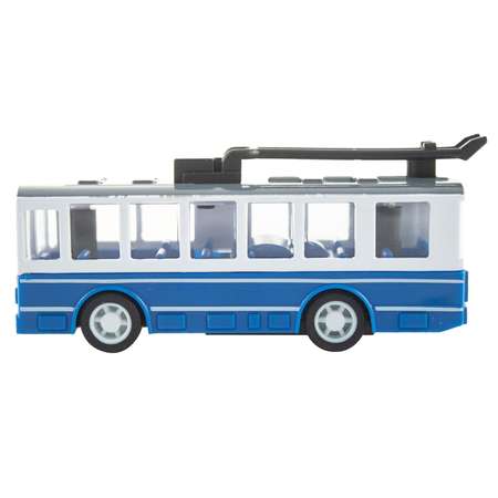 Машинка KiddieDrive Городской транспорт 8-10 см Троллейбус