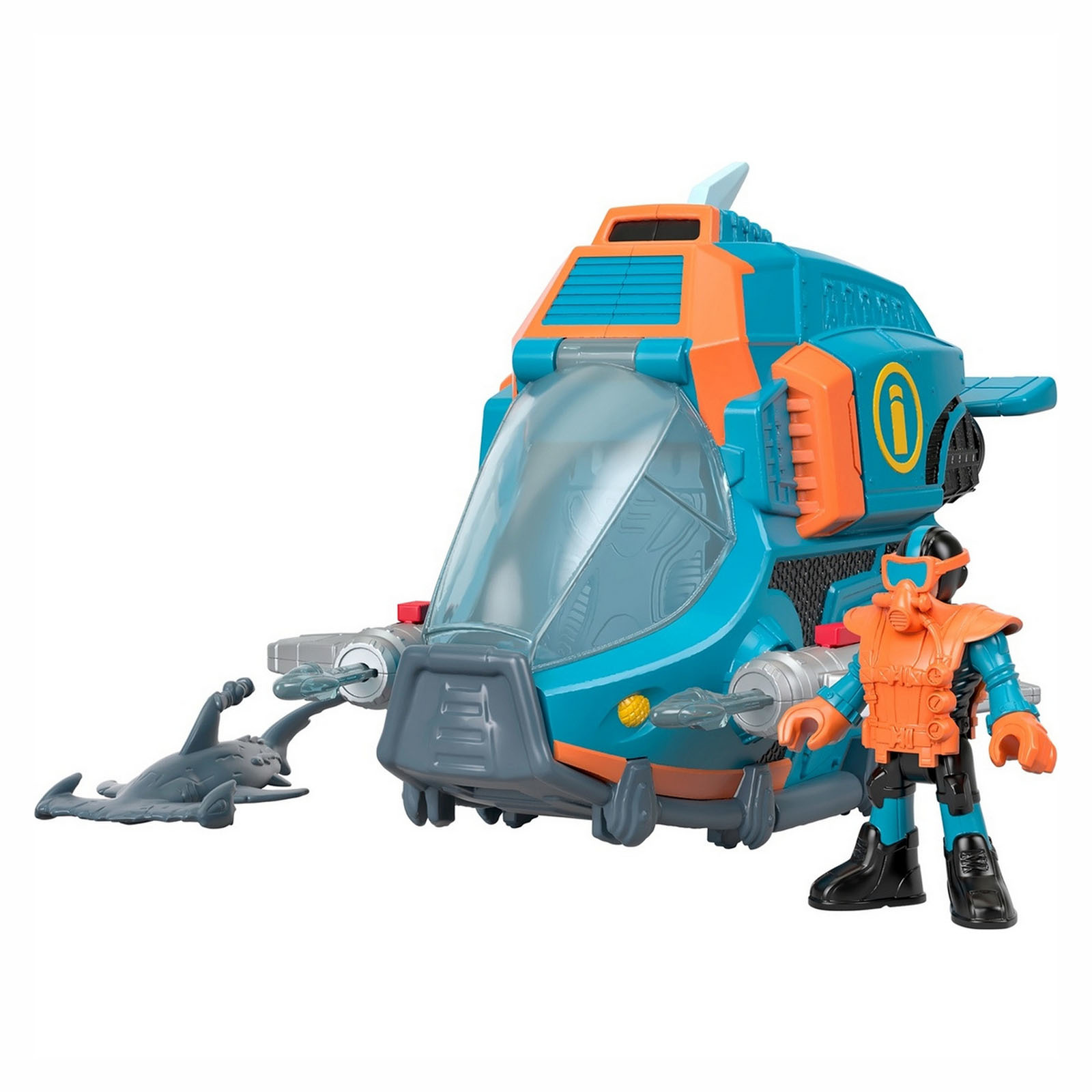 Набор игровой IMAGINEXT Акула Подводная лодка GKG80 - фото 1