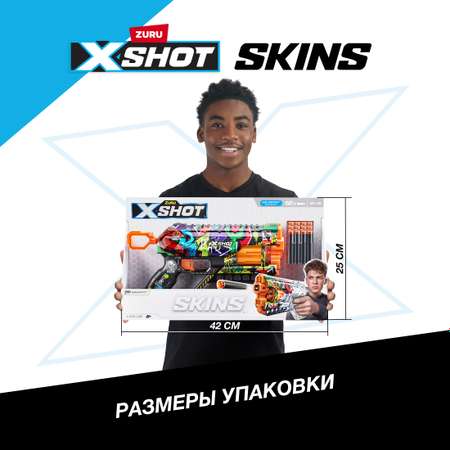 Бластер XSHOT Скинс Грифер Граффити 36561G XSHOT