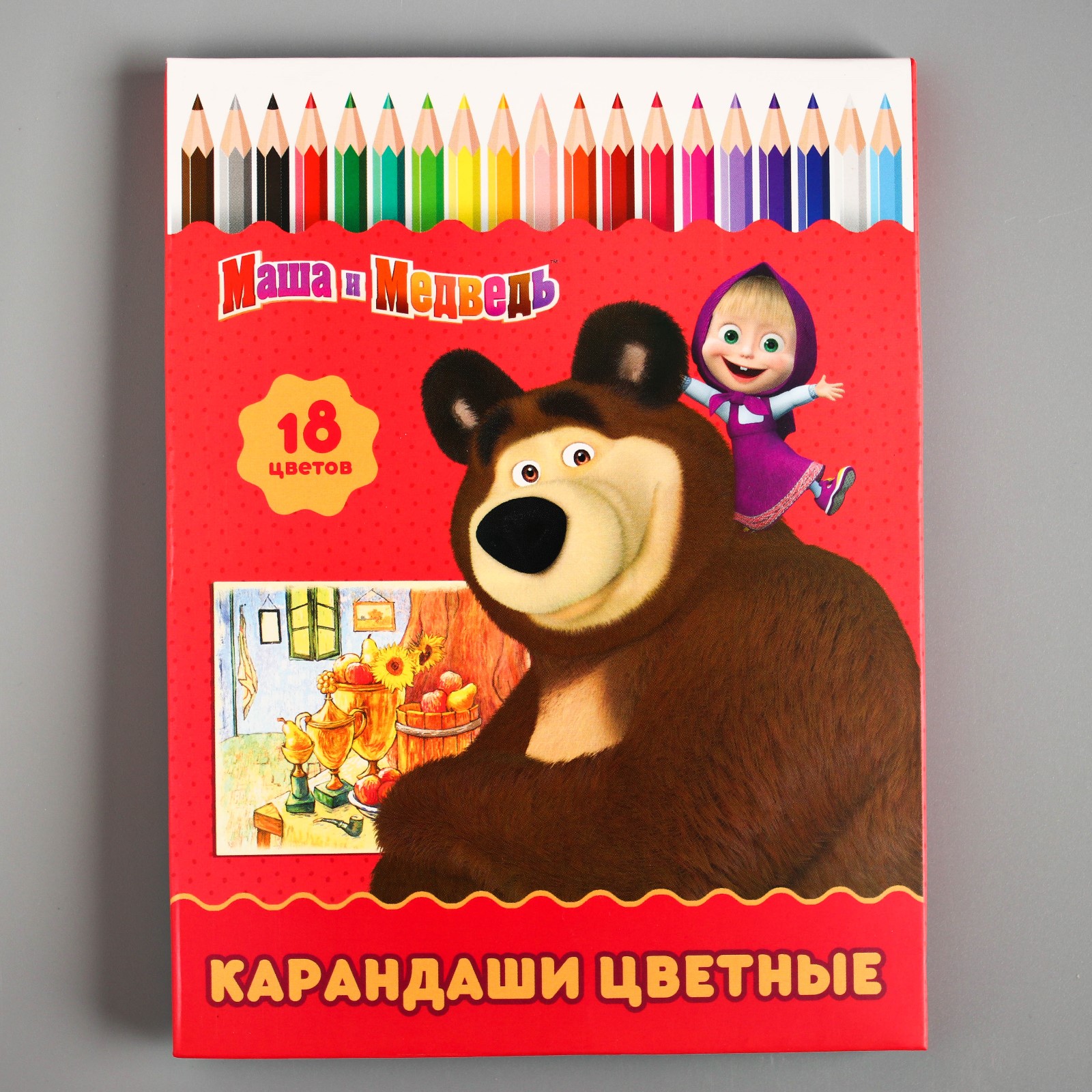 Карандаши цветные Маша и Медведь с заточенным грифелем Маша и Медведь - фото 2