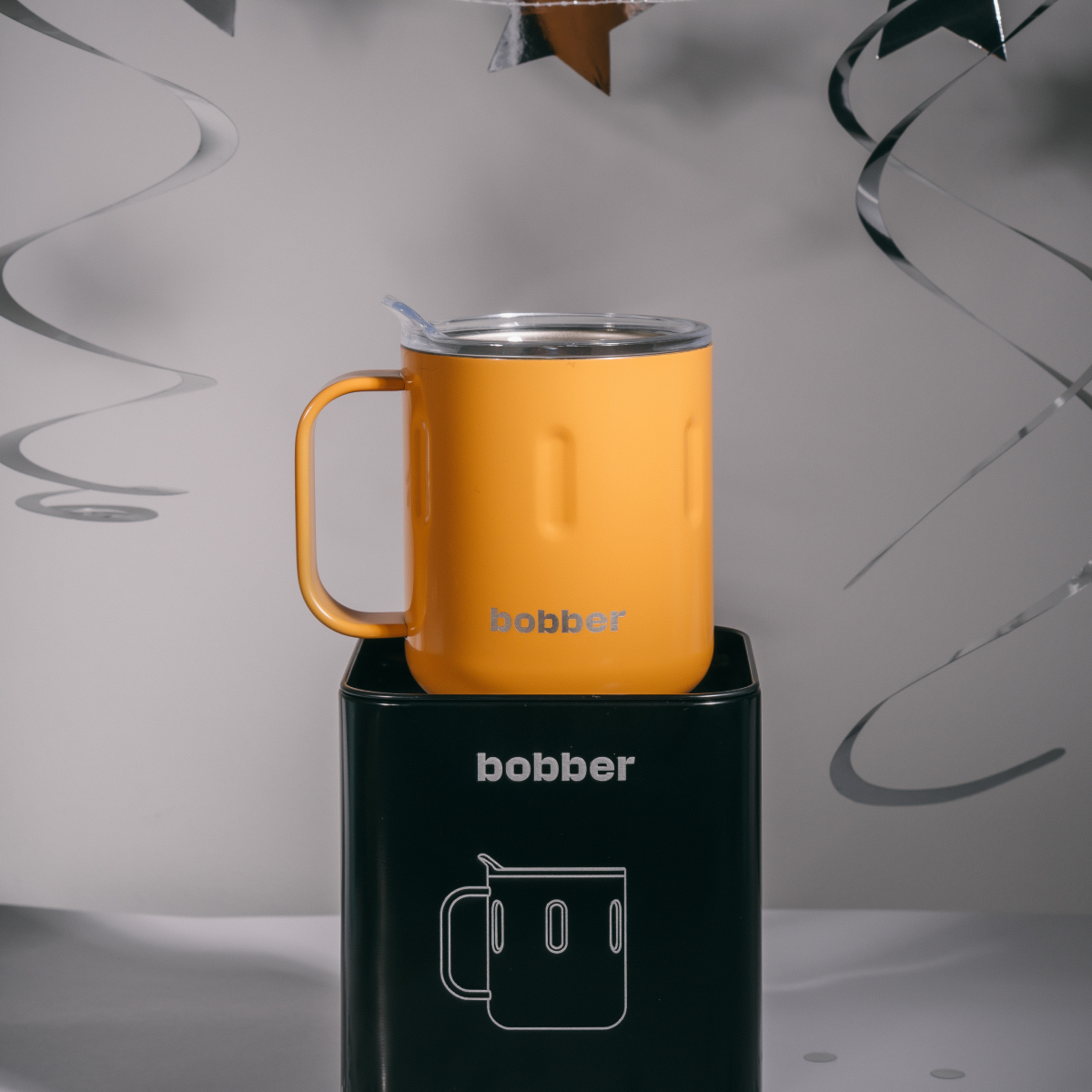 Термокружка 300 мл для напитков Bobber Mug оранжевый - фото 9