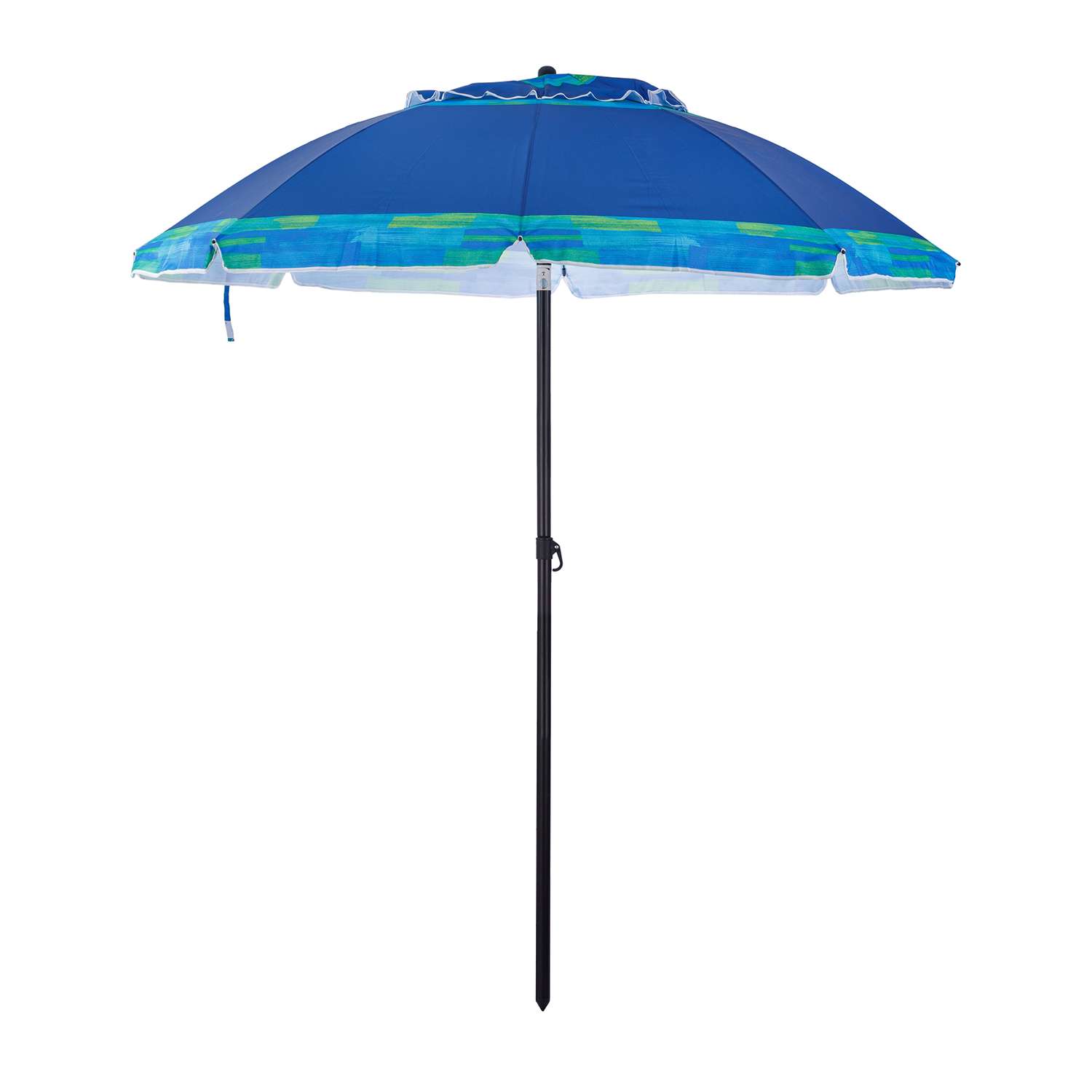 Зонт BABY STYLE 200-8G/синий/зеленая/полоса - фото 1