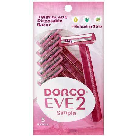 Бритвенный станок DORCO Eve2 одноразовый женский 5шт