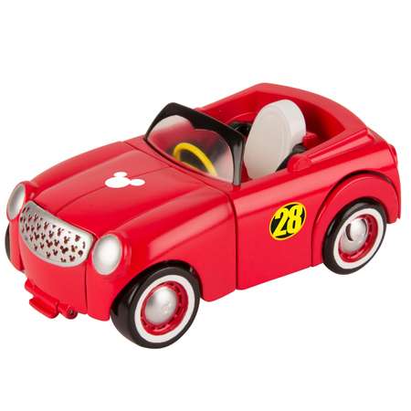 Игровой набор Микки и веселые гонки Автомобиль 2 в 1 красный
