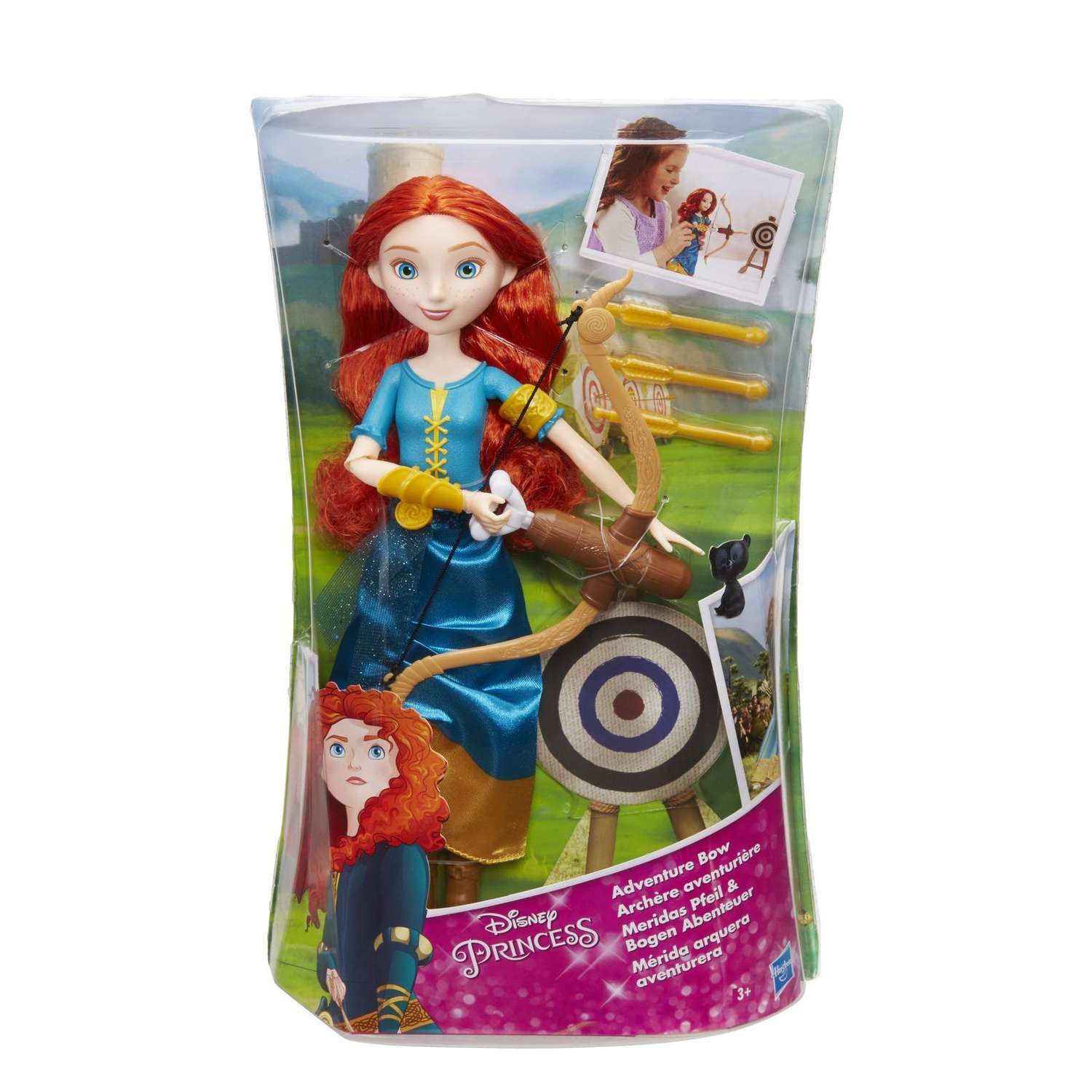 Кукла Princess Disney Hasbro Модная принцесса Мерида и ее хобби B9147EU4 B9146EU4 - фото 2