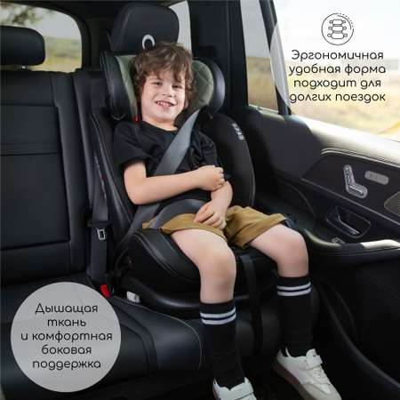 Автокресло детское AmaroBaby ST-3 Isofix класс D группа 0+ 1 2 3 бежевый