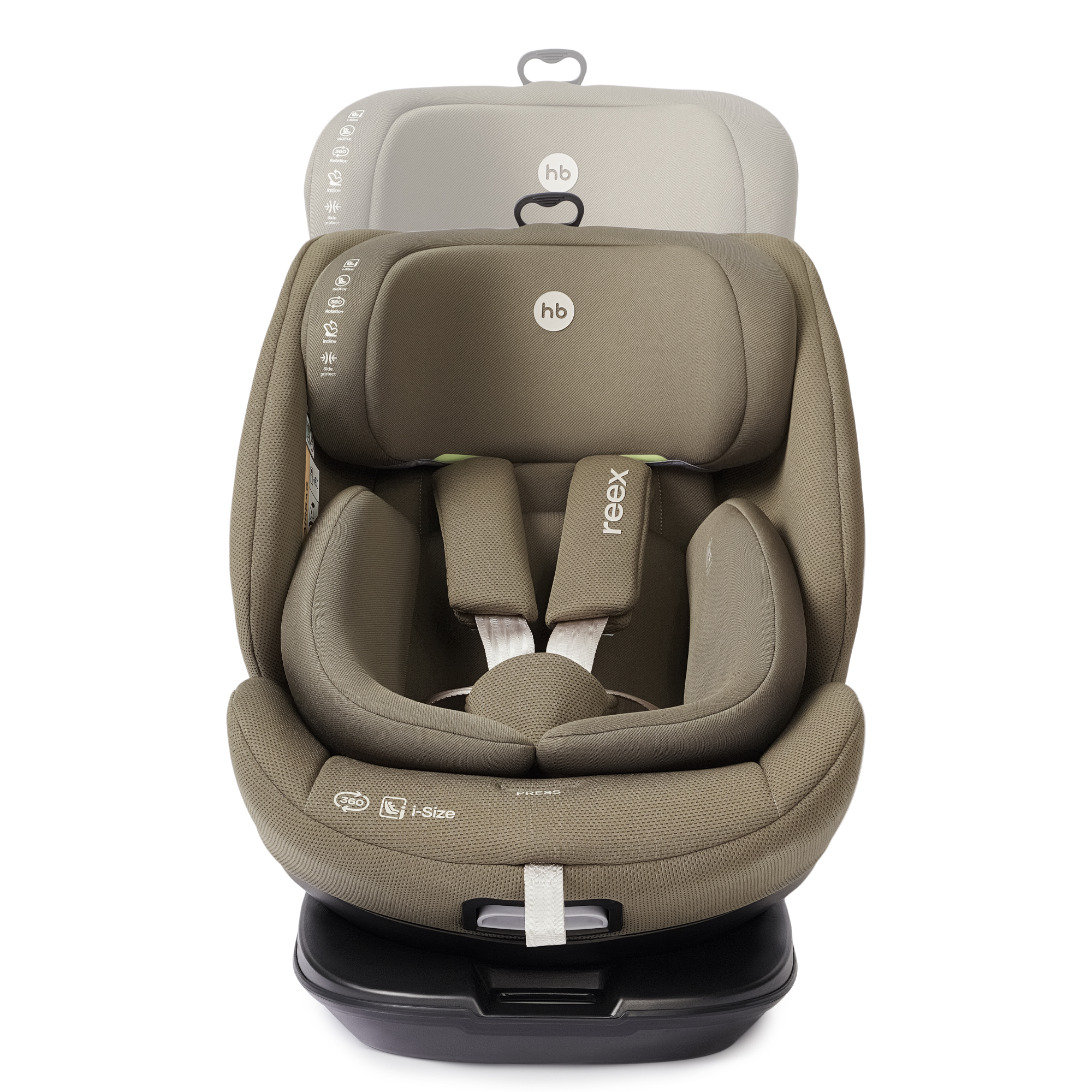 Автокресло Happy Baby Reex Isofix 0+/1/2/3 (0-36 кг) - фото 22