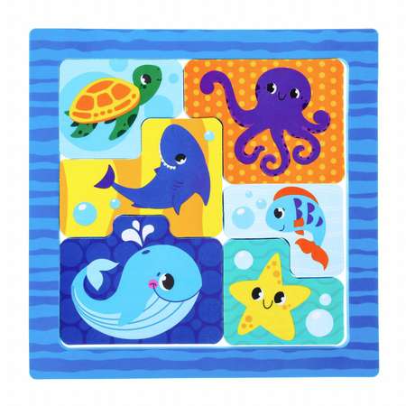 Игрушка для ванны Крошка Я Тетрис Подводный мир
