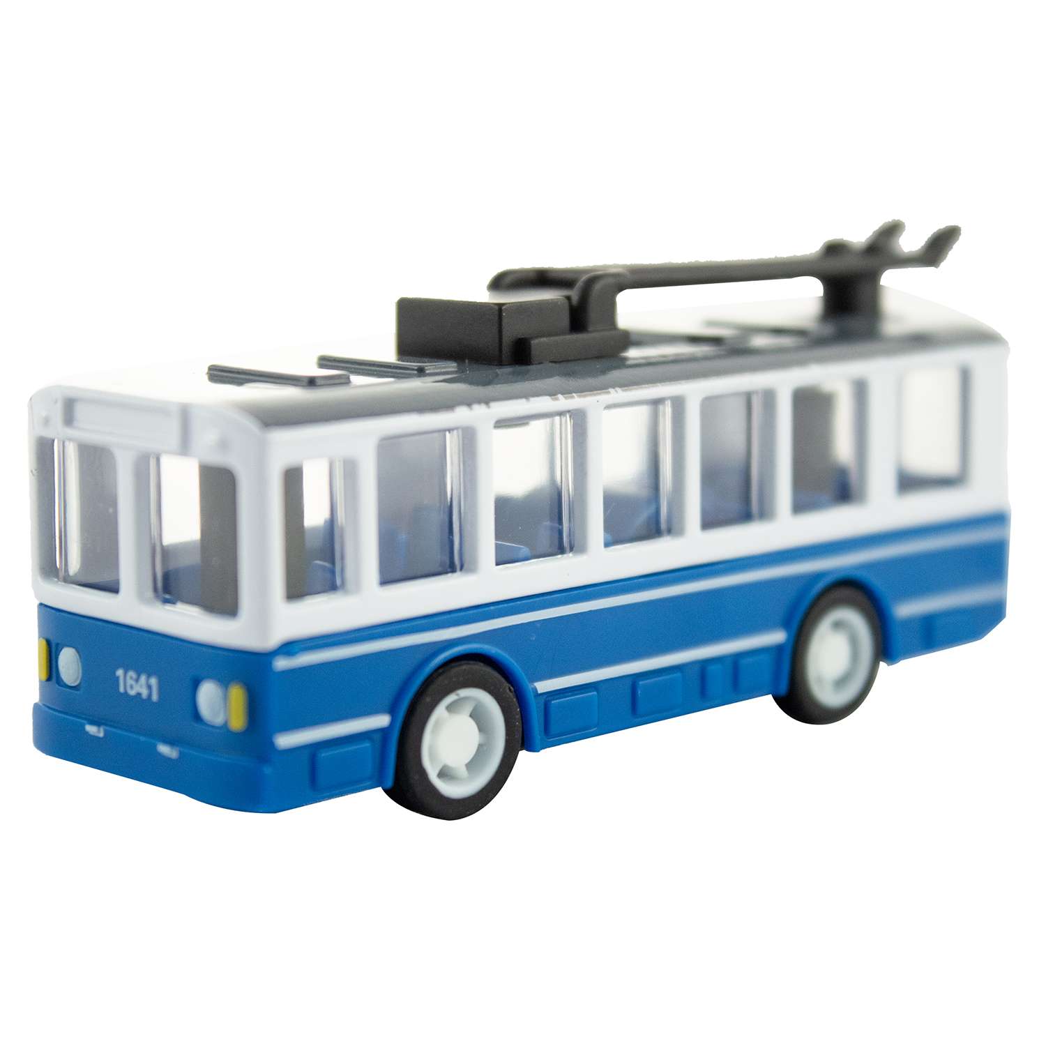 Машинка KiddieDrive Городской транспорт 8-10 см Троллейбус 750715_2 - фото 2