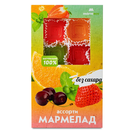 Мармелад Marmeco без сахара Ассорти 170 г