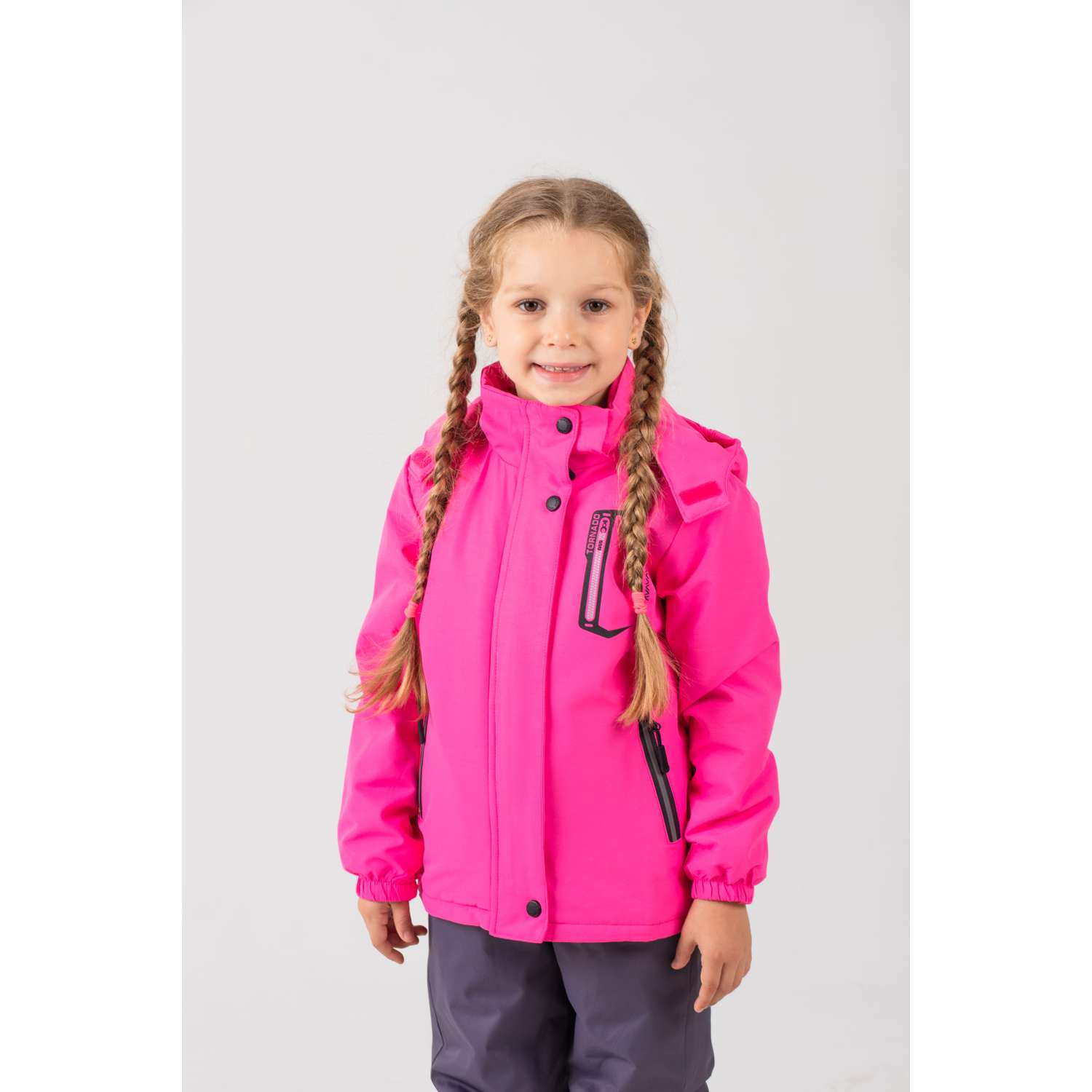 Куртка и полукомбинезон RuStyle Комплект яркий розовый - фото 5