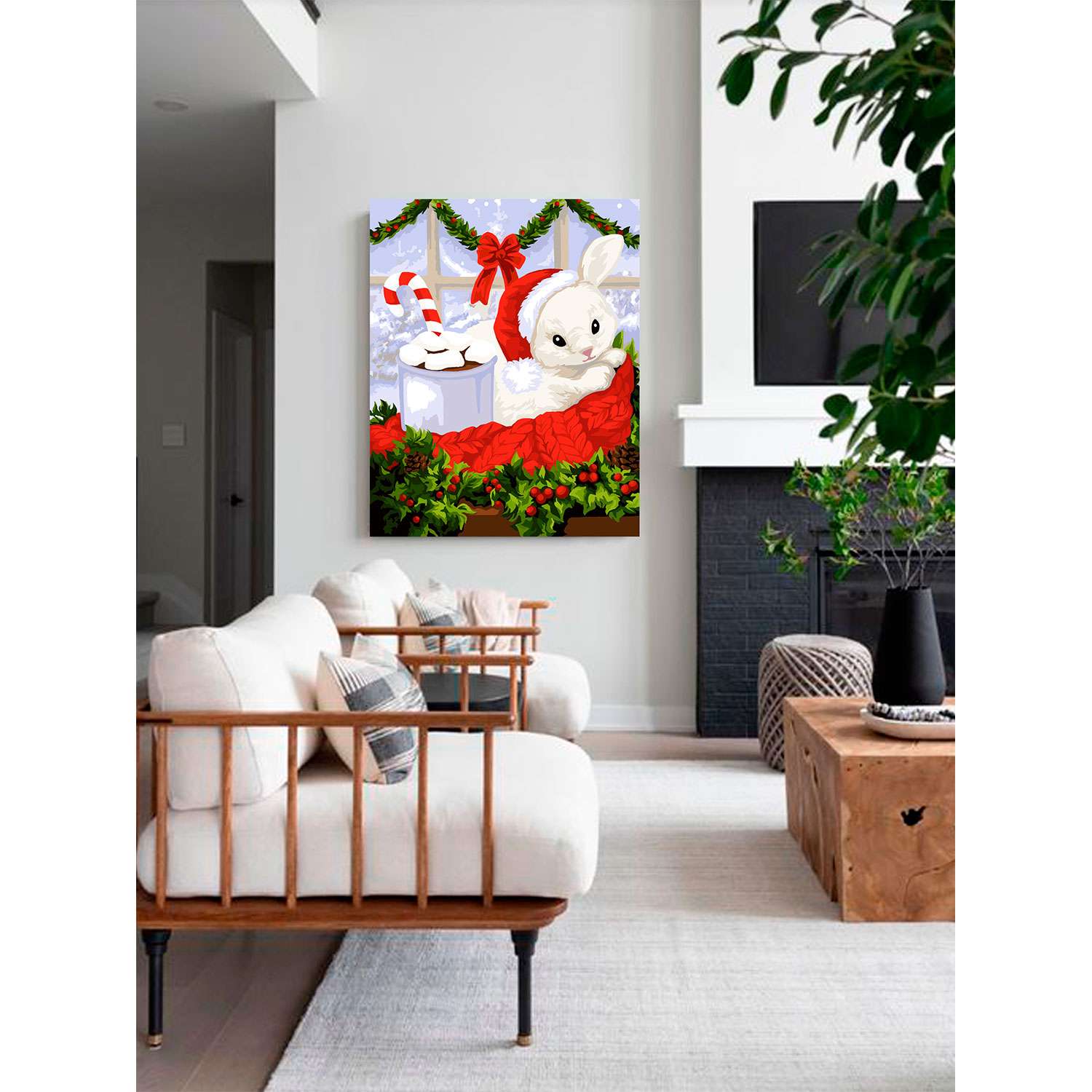 Картина по номерам Glama Символ года холст на подрамнике 40х50 см - фото 2