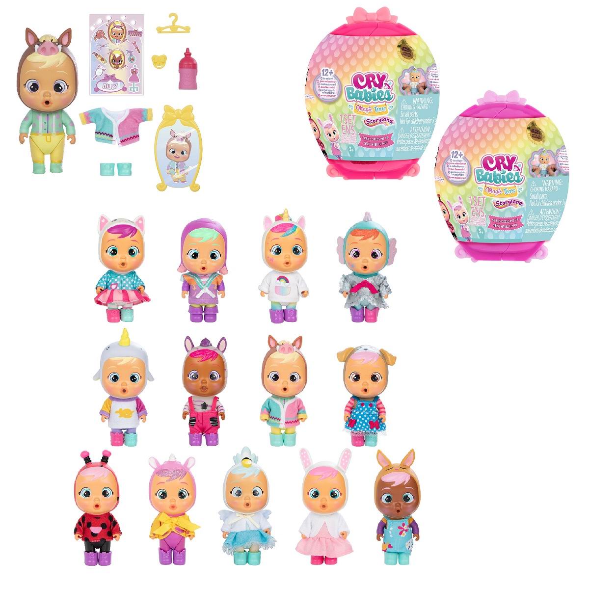 Кукла Cry Babies Magic Tears IMC Toys Плачущий младенец серия DRESS ME UP в комплекте с домиком и аксессуарами 81970 - фото 2