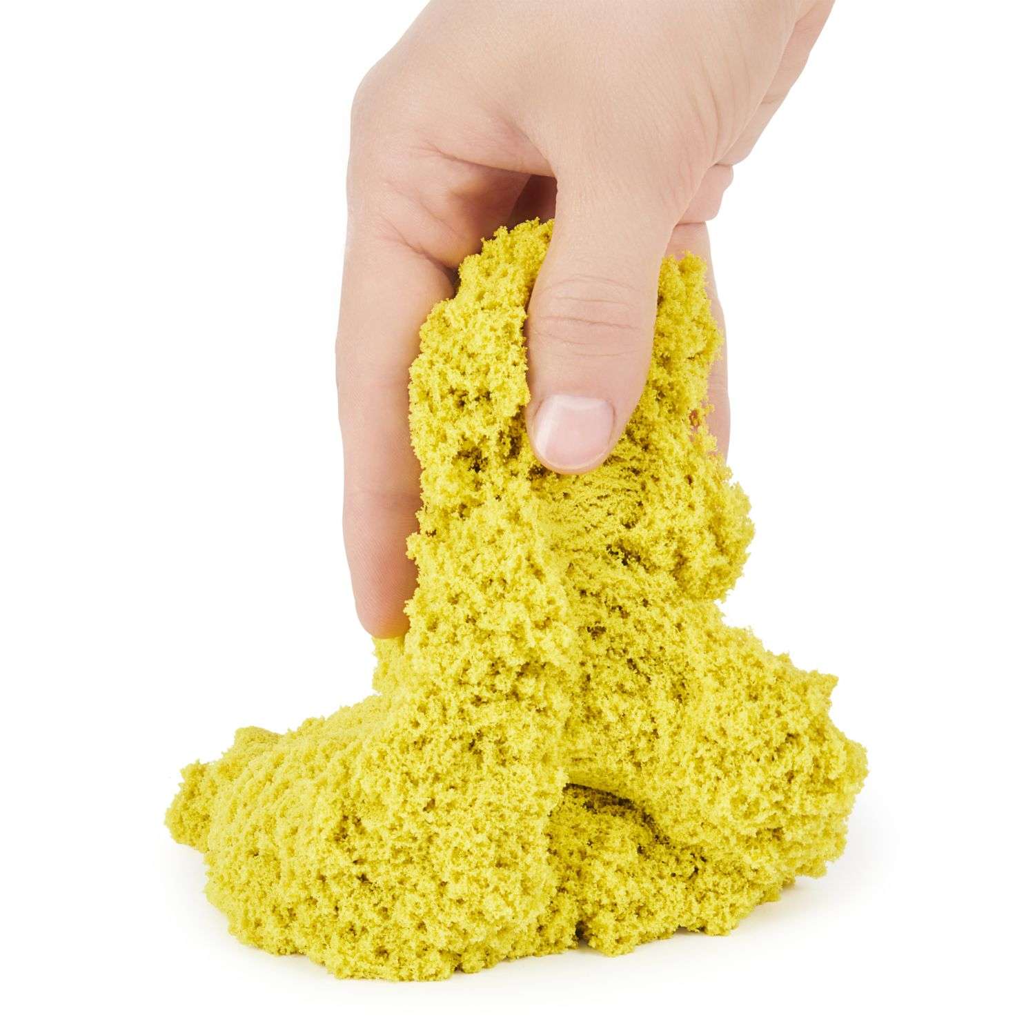 Песок для лепки Kinetic Sand Banana Slipt ароматизированный 227г 6053900/20124652 - фото 3