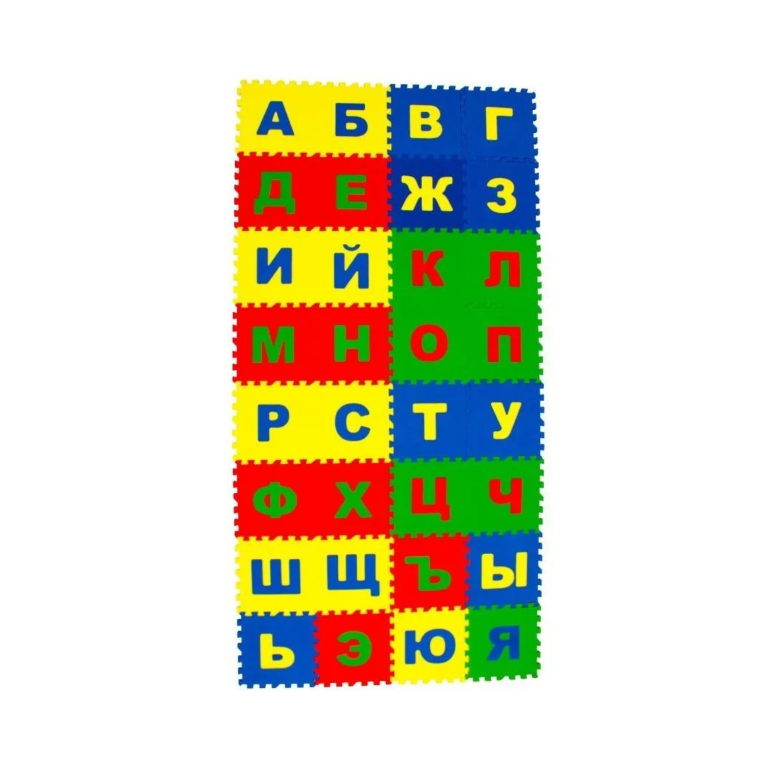 Мягкий пол Eco cover развивающий Русский Алфавит 25х25 см - фото 1