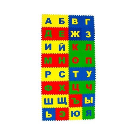 Мягкий пол Eco cover развивающий Русский Алфавит 25х25 см