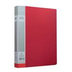 Папка с 40 файлами А4 Консул пластик 0.65 мм цвет красный