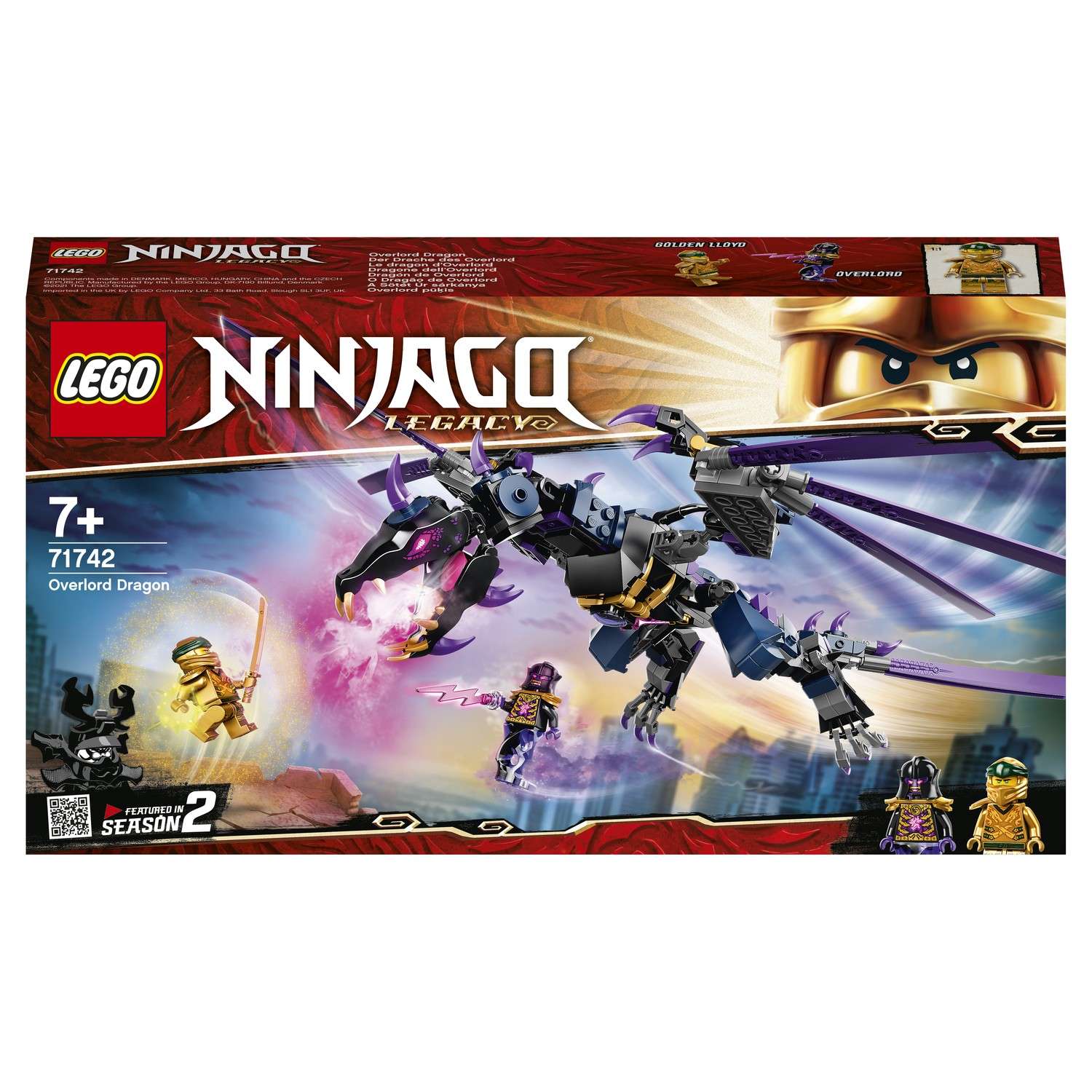 Конструктор LEGO Ninjago Дракон Оверлорда 71742 - фото 2