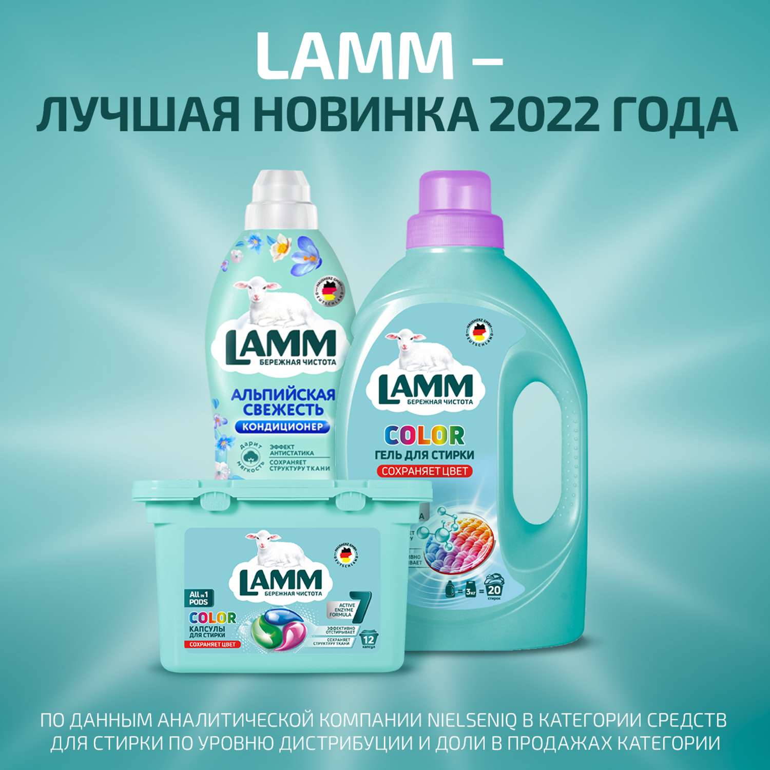 Гель для стирки LAMM Color 1.04л - фото 13