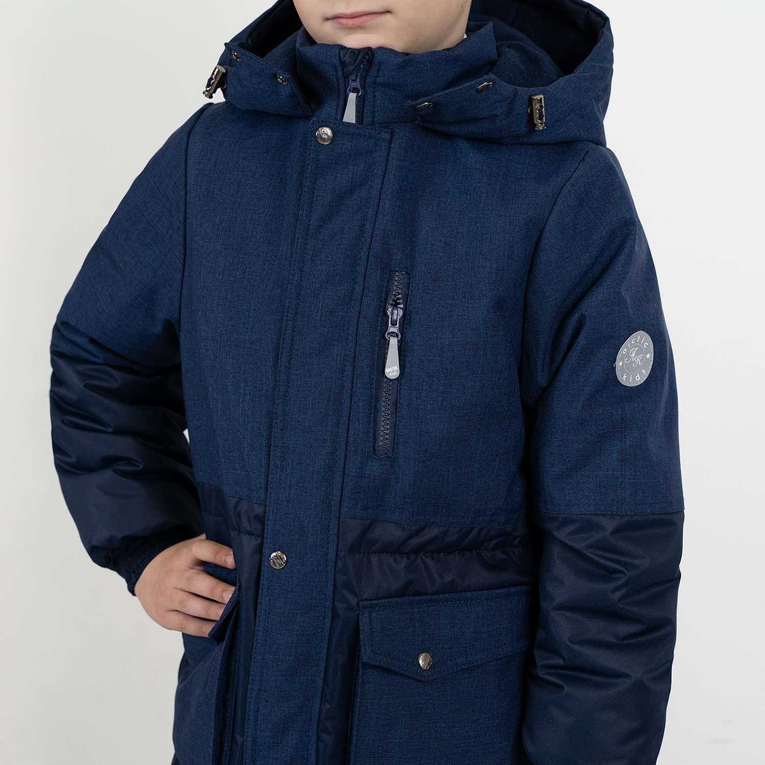 Куртка Arctic kids 70-046 темно-синий - фото 3