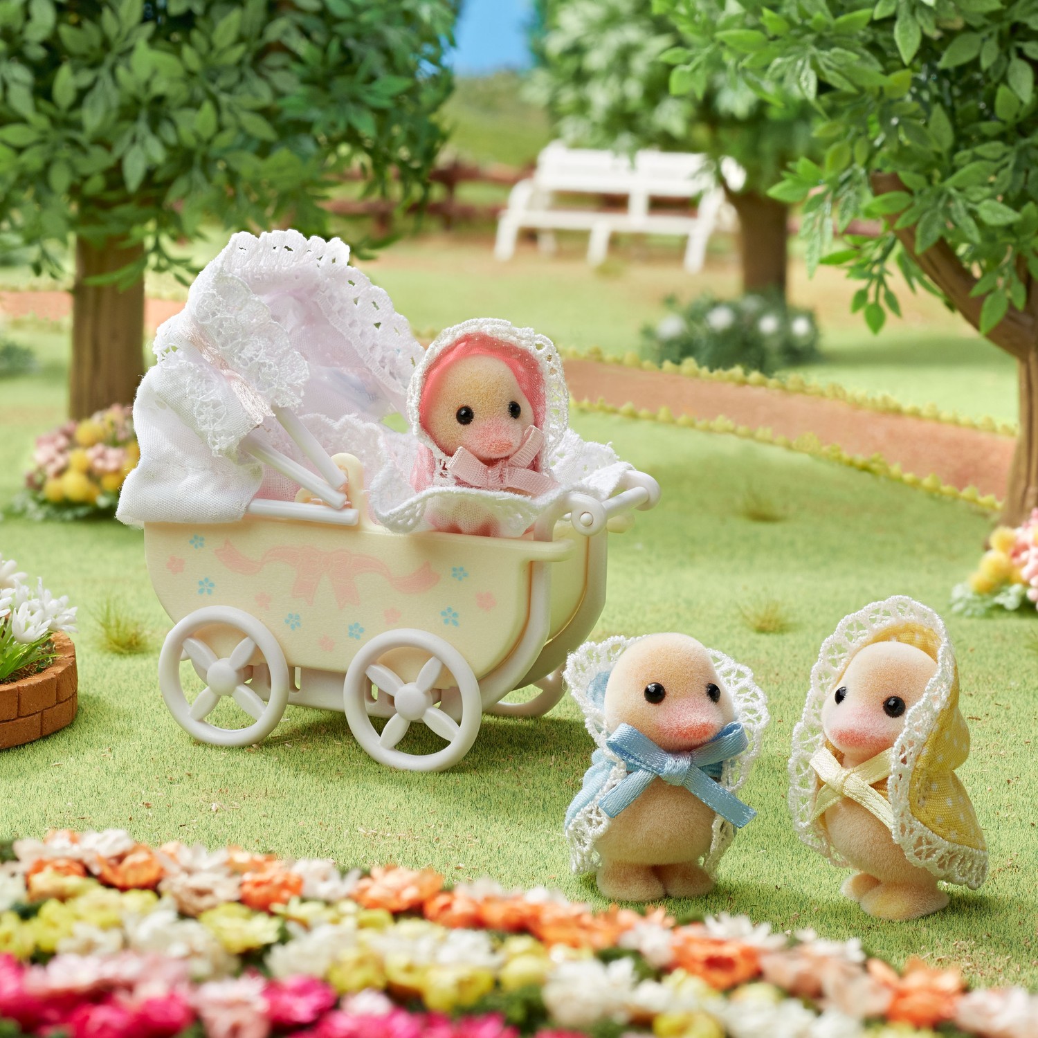 Набор игровой Sylvanian Families Утята в коляске 5601 - фото 4